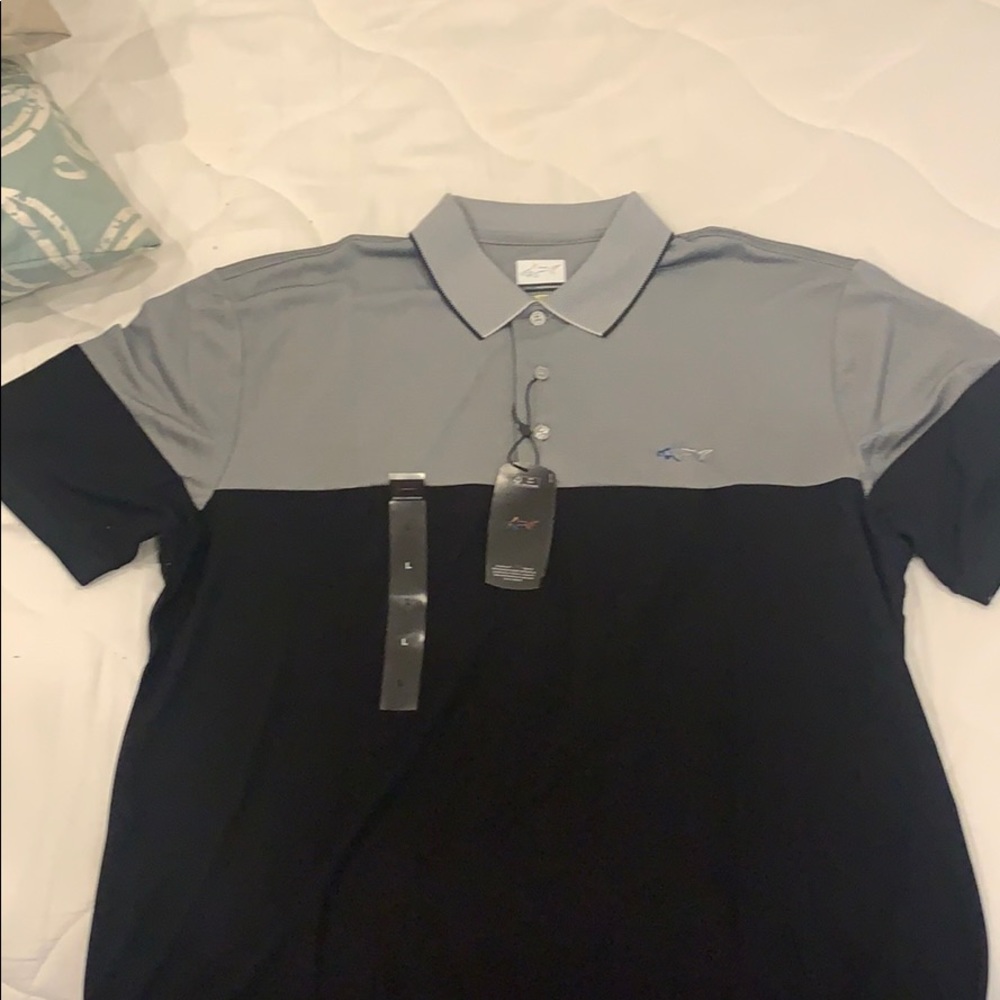 Greg Norman golf shirt NWT large